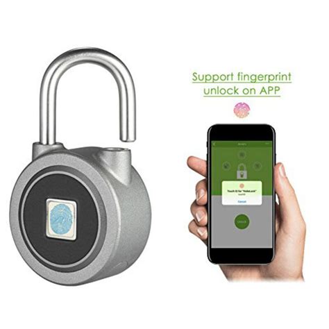 Smart Lock Remote Control Padlock Inteligente Bluetooth App Fingerprint