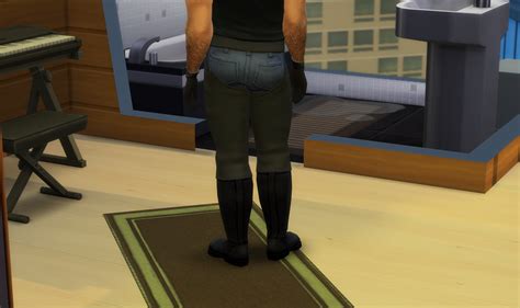 Mod The Sims Leather Chaps Reworked Updated 05252019