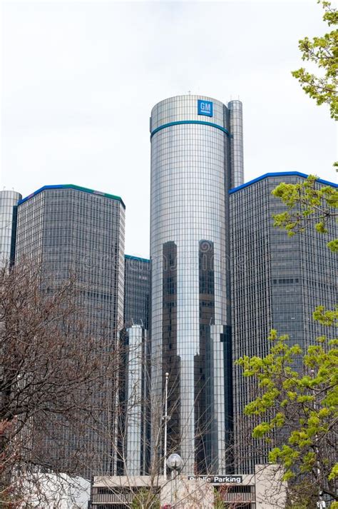 Detroit Mi May 8 General Motors World Headquarters Where The