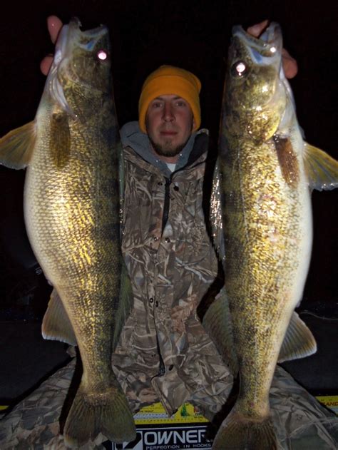 March 24th 2012 Night Fishing Walleyes Door County Wi