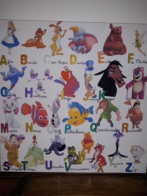Alphabet Disney