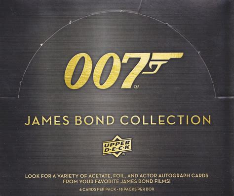 ＜2019 Upper Deck James Bond Collection 1box開封＞ Iofiのmlbトレカ収集記