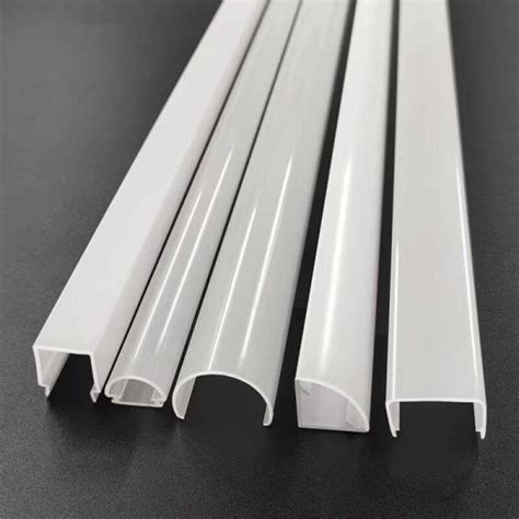 Polycarbonate Extrusion Profile Manufacturer Led Lampshade And Diffuser