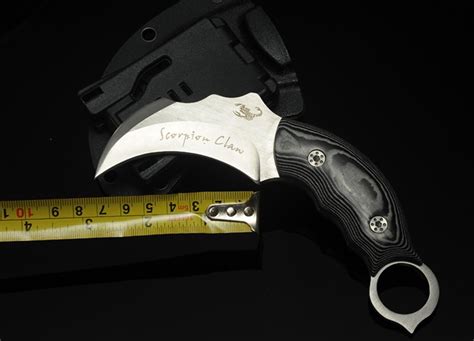 New Eagle Talon Curved Blade Claw Knife Survival Camping Knife Tactical