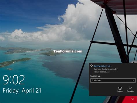 Turn On Or Off Lock Screen Reminders And Voip Calls In Windows 10