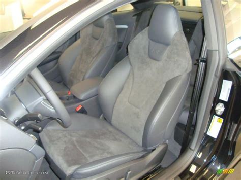 Black Silk Nappa Leatheralcantara Interior 2011 Audi S5 42 Fsi