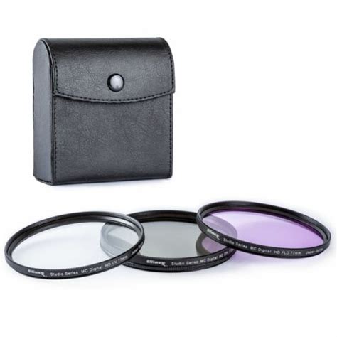 72mm 3 Piece Multi Coated Hd Uv Cpl Fld Filter Set 72mm By Ultimaxx