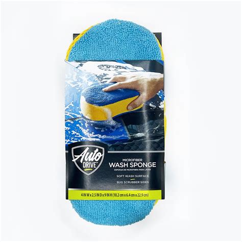 Can you bug bomb your car: Auto Drive Microfiber Car Wash Sponge with Bug Scrubber ...