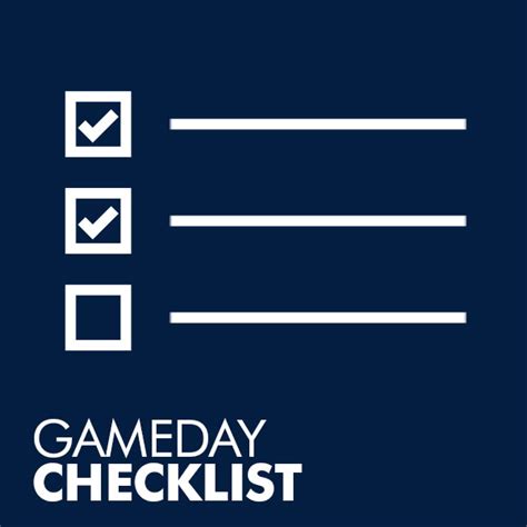 Safe Netball - Game Day / Training Checklist