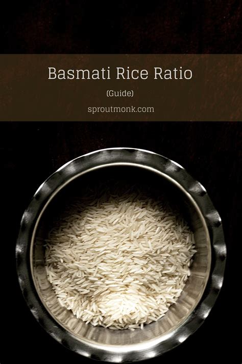 I made this recipe with brown rice instead of white and it was fantastic. Basmati Rice To Water Ratio Guide - Sprout Monk