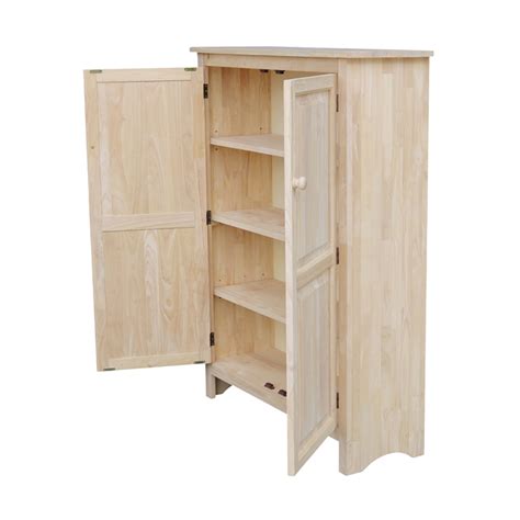 International Concepts Home Accents Unfinished 51 Double Jelly Cupboard