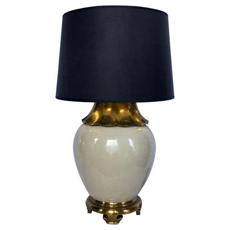 Woven Brass Table Lamp By Chapman At 1stdibs