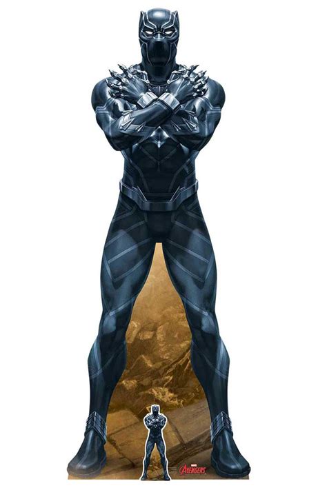Black Panther King Of Wakanda Marvel Legends Official Cardboard Cutout