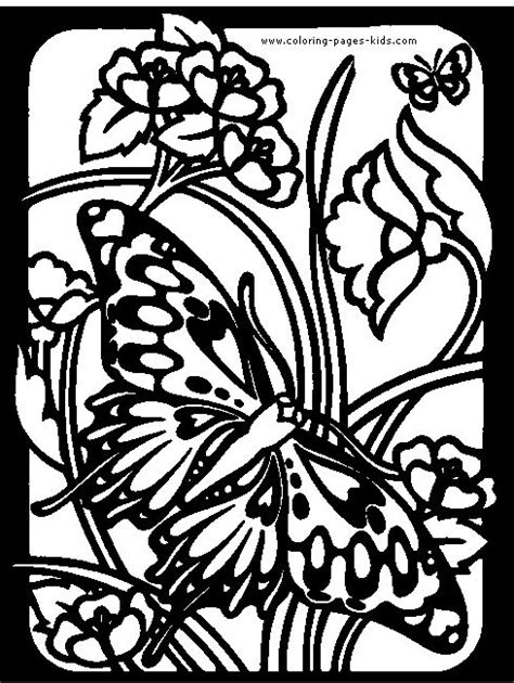 Print Butterfly Colouring | More free printable Butterflies coloring
