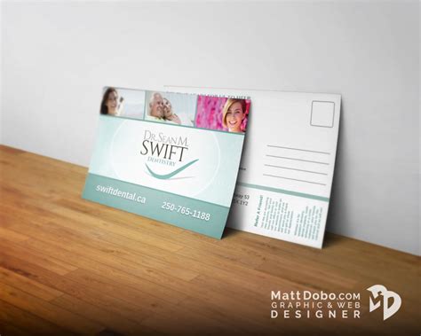 Swift “referral Thank You” Postcard Matt Dobo Graphic And Web Designer