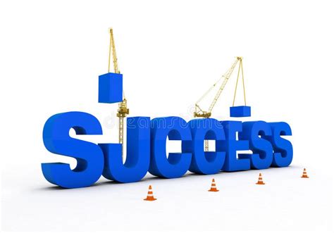 Building Success Stock Illustration Image 63207239