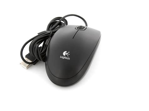 Logitech B100 910 001439 Black Wired Optical Mouse Neweggca