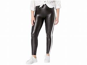 Spanx Plus Size Faux Leather Side Stripe In 2021 Women Pants