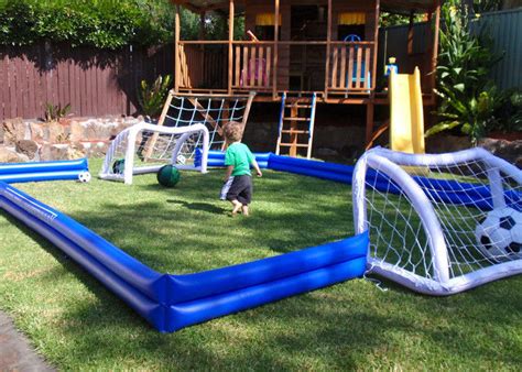 Backyard sports is a series of video games that play on both consoles and computers. Kids Inflatable Sports Games Inflatable Football Field For ...