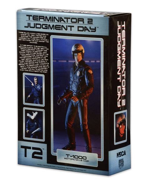 Terminator 2 Ultimate T 1000 Motorcycle Cop Akcijska Figura 18 Cm