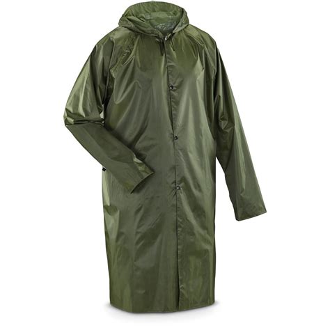 Military Style Raincoat With Carry Bag 618897 Tactical Clothing At