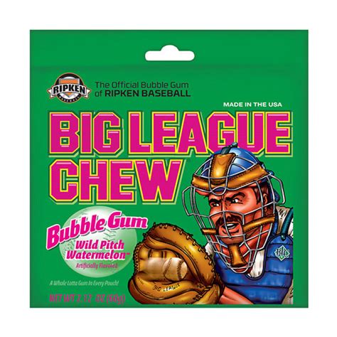 Big League Chew Bubble Gum Wild Pitch Watermelon 212oz 60g