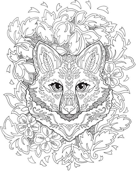 Creative Haven Fanciful Foxes Coloring Book Welcome To Dover