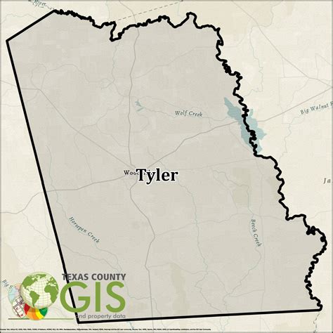 Tyler County Shapefile And Property Data Texas County Gis Data