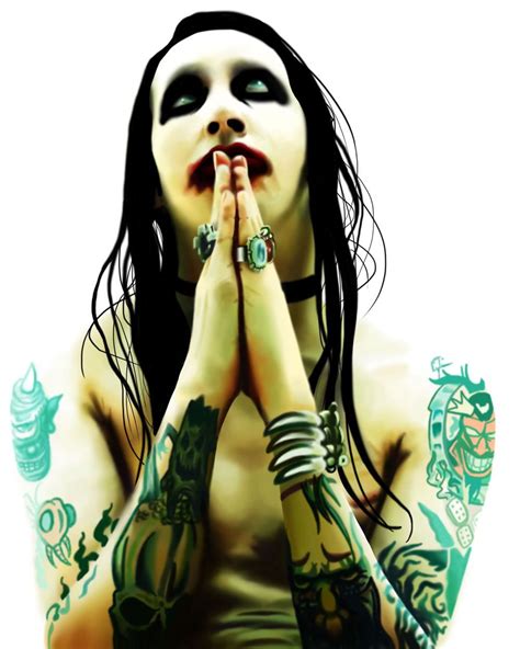 Marilyn Manson Painting By Art Gem