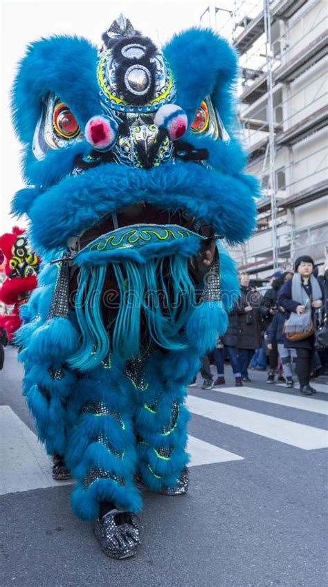 Chinese New Year Parade The Year Of The Dog 2018 Editorial Image