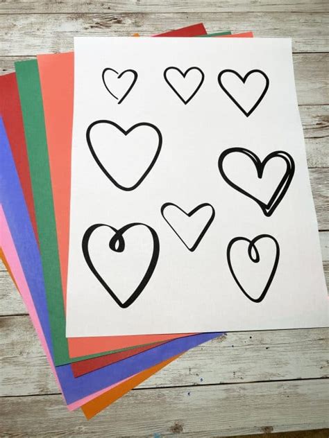 Kandinsky Hearts Art Project For Kids In 2022 Heart Art Projects