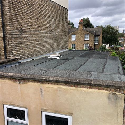 Flat Roof Rebuild With Skylights In London Oakdale Roofing