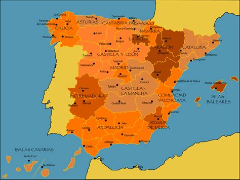 Image Gallery Espanha Mapa