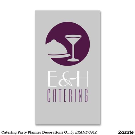 Get the look you want without the hassle. Pin on Catering Business Cards