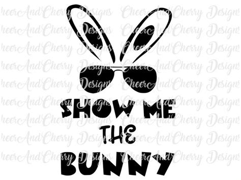 Show Me the Bunny Svg for Boy Easter Svg for Cricut - Etsy