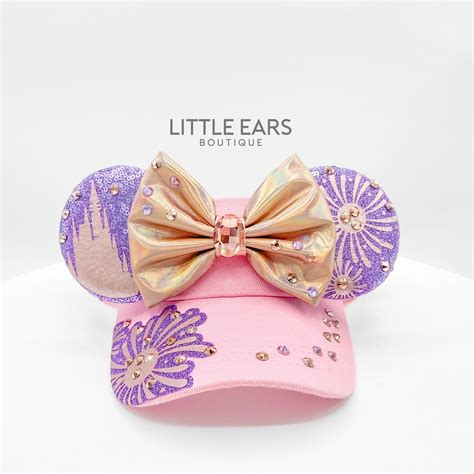 Castle Rose Gold Mickey Visor - Mouse Ears Headband | Ear headbands