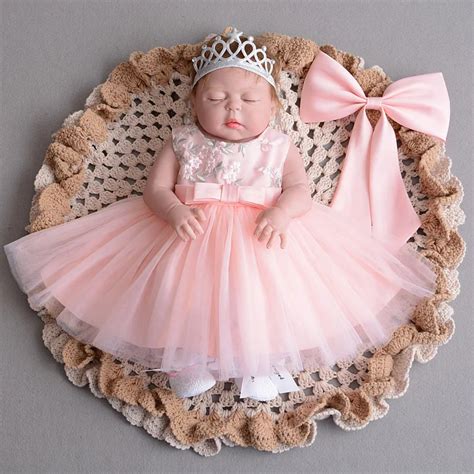 Infant Baby Girls Wedding Ball Gown Party Dresses Toddler Girl 1st
