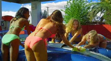 Naked Dora Pereli In All American Bikini Car Wash