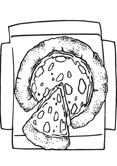 Free Easy To Print Pizza Coloring Pages Pizza Coloring Page Coloring Pages Cool Coloring Pages