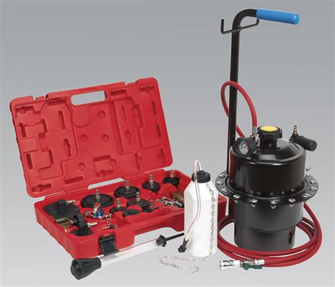 Sealey Vs0204 Pneumatic Brake And Clutch Pressure Bleeder Kit Ebay