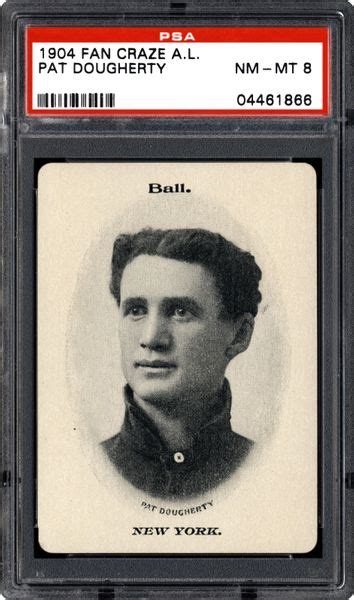 1904 Fan Craze American League Pat Dougherty Psa Cardfacts®