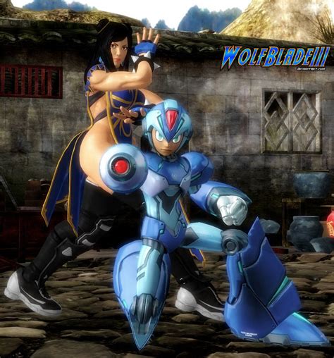 Megaman X And Chun Li By Wolfblade111 On Deviantart