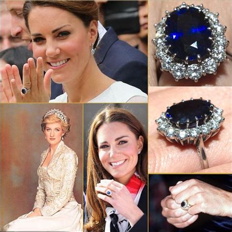 A replica of lady diana spencer's engagement ring. Famous Colored Gemstone Engagement Rings (With images ...