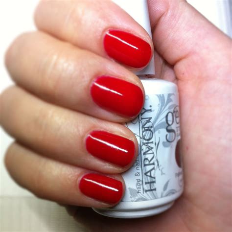 Nails Hot Rod Red Gelish By Blush And Blend Bo Tijskens Soak