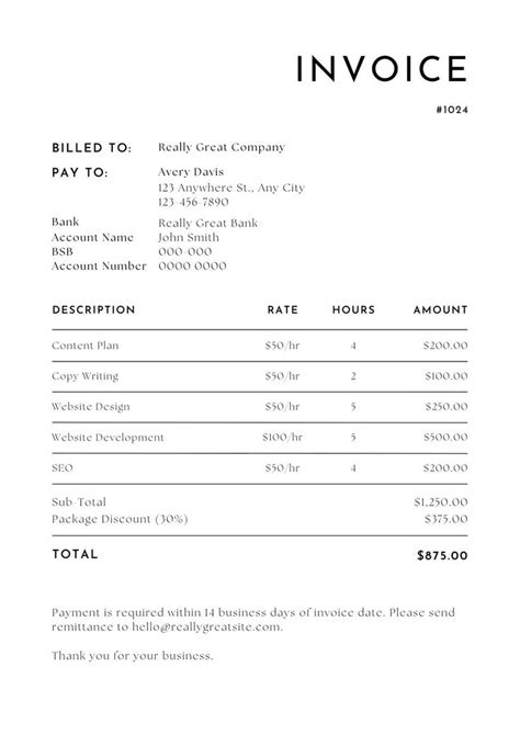 Free Printable Professional Invoice Templates To Customize Canva Invoice Design Template