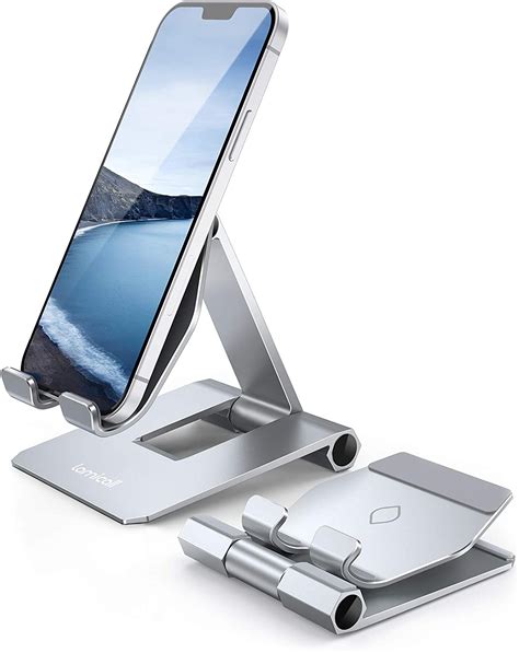 Lamicall Phone Stand Adjustable Phone Holder Foldable Portable Stand