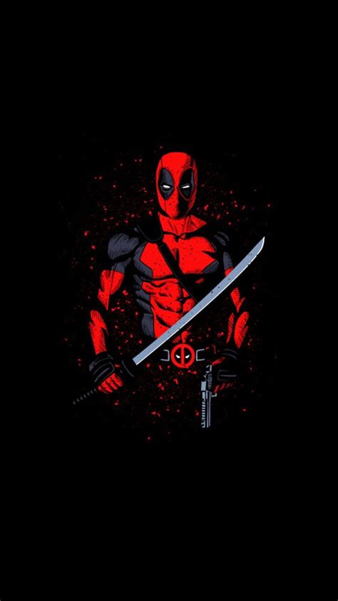 Deadpool With Sword Wallpaper