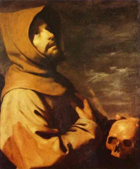 Francisco De Zurbarán The Ecstasy Of St Francis