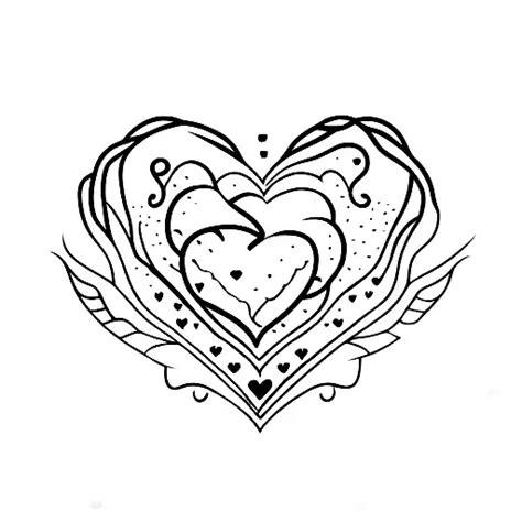 Minimalist Heart Tattoo Idea Blackink Ai