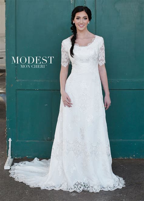 Modest Wedding Dresses Modest By Mon Cheri Modest Wedding Dresses